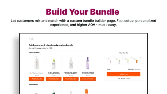 Discount :er ‑ Bundle Builder screenshot