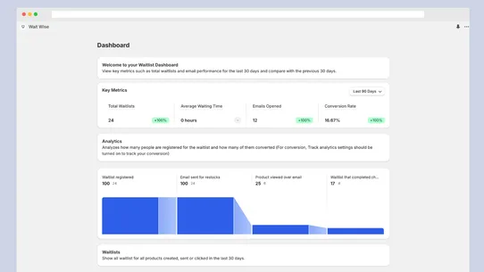 WaitWise | Waitlist with Rules screenshot