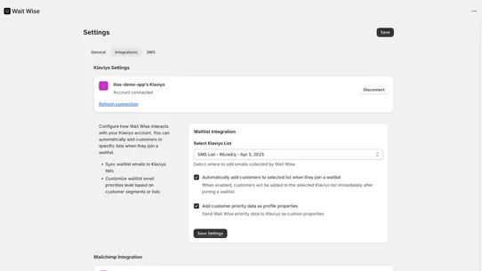 WaitWise | Waitlist with Rules screenshot