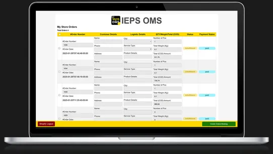 IEPS OMS | Courier &amp; Logistics screenshot