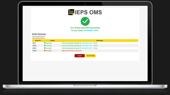 IEPS OMS | Courier &amp; Logistics screenshot