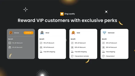 Zing Loyalty Rewards Referrals screenshot