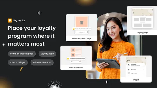 Zing Loyalty Rewards Referrals screenshot