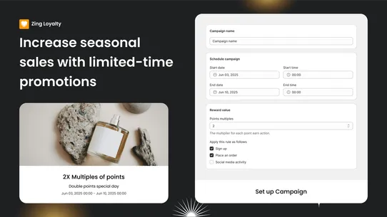 Zing Loyalty Rewards Referrals screenshot