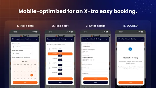 BookX— Appointment Booking App screenshot