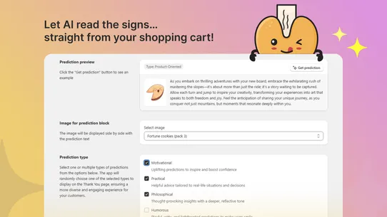 AI Fortune Cookie screenshot