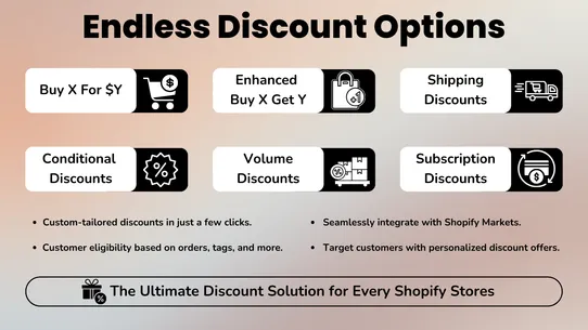 Endless Discount Options screenshot