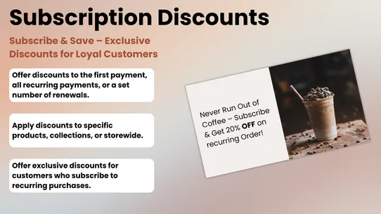 Endless Discount Options screenshot