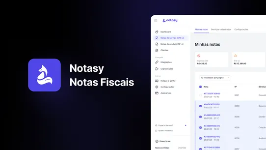 Notasy ‑ Notas Fiscais screenshot