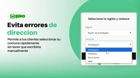 Selecty ‑ comunas de chile screenshot