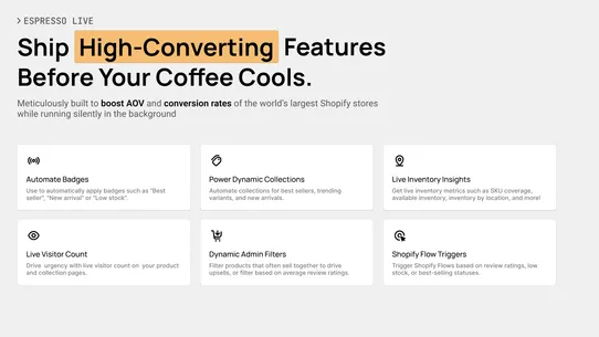 Espresso Live screenshot