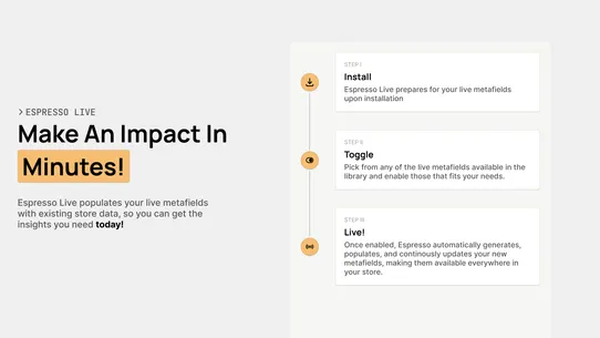 Espresso Live screenshot