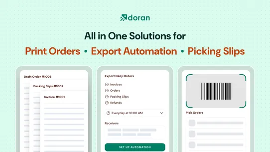 Doran: Order Printer &amp; Pick screenshot