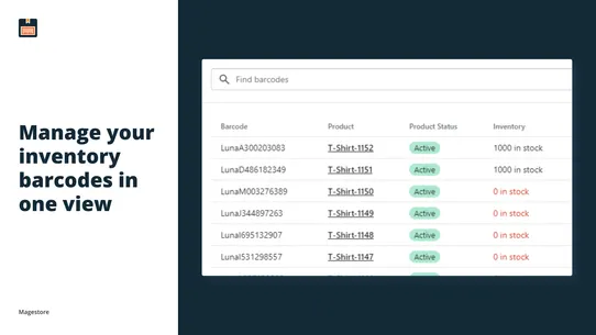 Magestore Barcode Generator screenshot