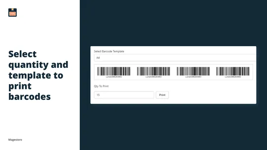 Magestore Barcode Generator screenshot