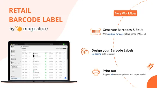 Magestore Retail Barcode Label screenshot