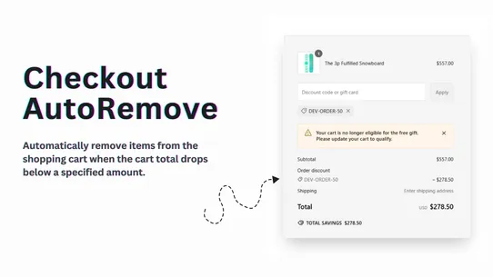 BBBSoftDev Checkout AutoRemove screenshot