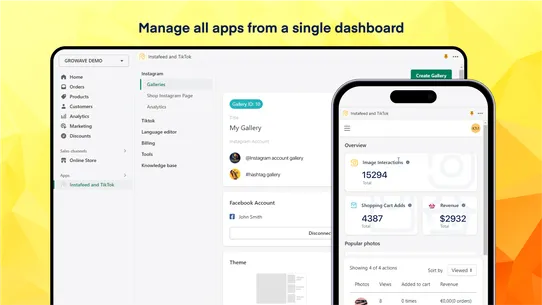 Wave: Instagram feed &amp; TikTok screenshot