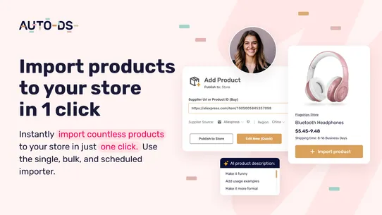 AutoDS: AI Dropshipping &amp; POD screenshot