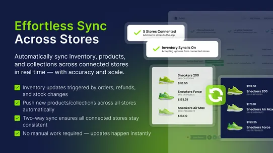 Multi‑Store Sync Power screenshot