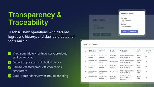 Multi‑Store Sync Power screenshot