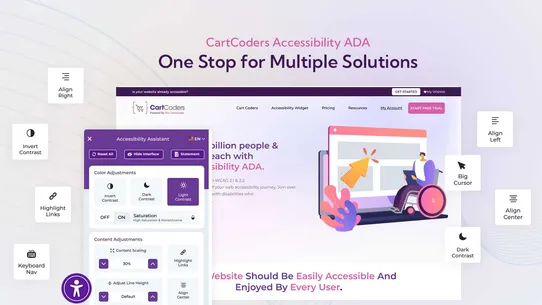 Accessibility ADA CartCoders screenshot