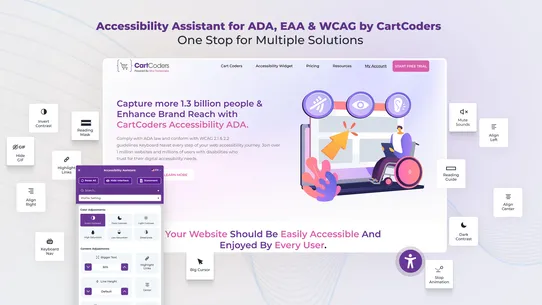 Accessibility &amp; ADA WCAG EAA screenshot