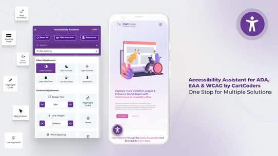 Accessibility &amp; ADA WCAG EAA screenshot