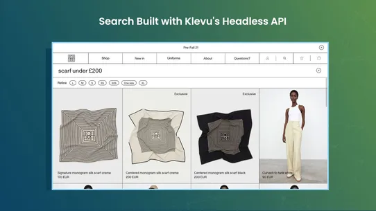 Klevu ‑ AI Search &amp; Discovery screenshot