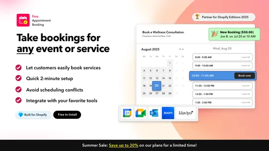 Easy Appointment Booking App screenshot
