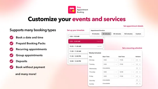 Easy Appointment Booking App screenshot