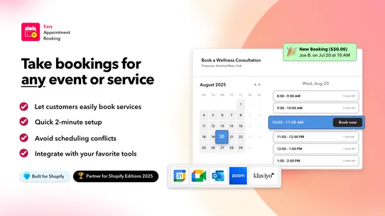Easy Appointment Booking App screenshot