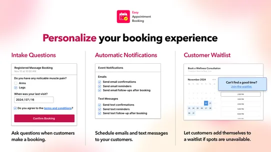 Easy Appointment Booking App screenshot