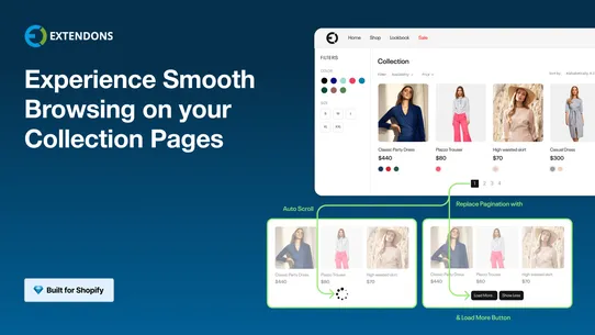 Ex Infinite Scroll to Top screenshot