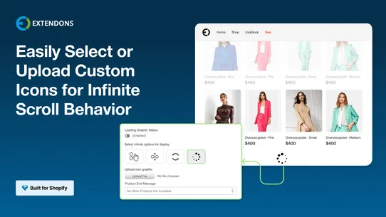 Ex Infinite Scroll to Top screenshot