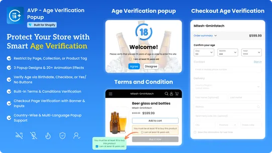 AVP ‑ Age Verification Popup screenshot