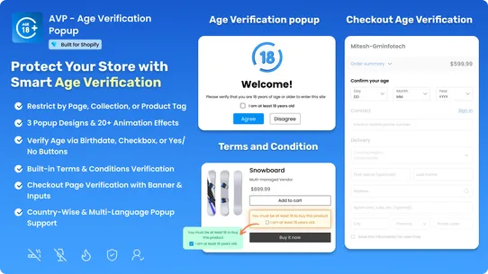 AVP ‑ Age Verification Popup screenshot
