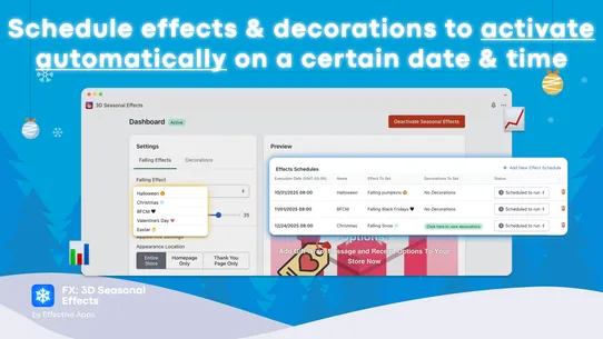 FX 3D Season Effect: Christmas screenshot