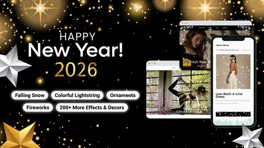 FX 3D Snow Season Effect: 2026 screenshot