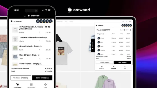 Crewcart screenshot