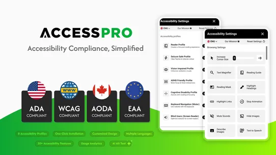 AccessPro Accessibility Widget screenshot