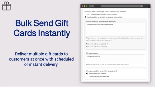 Giftly Easy Gift Cards Creator screenshot