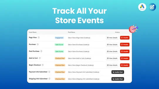 ScaleUp: Google Ads Tracking screenshot