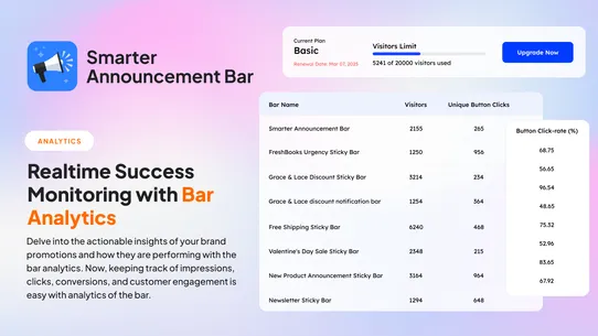 AJ WebCom ‑ Announcement Bar screenshot
