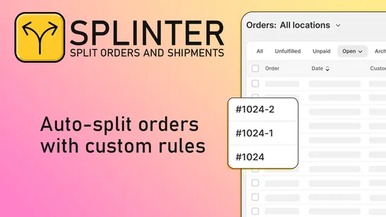 Splinter: Split Orders screenshot