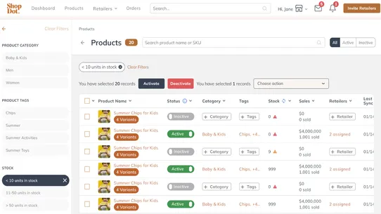 ShopDot screenshot