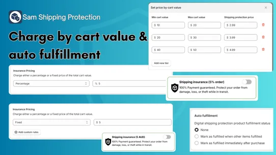 Sam Shipping Protection screenshot