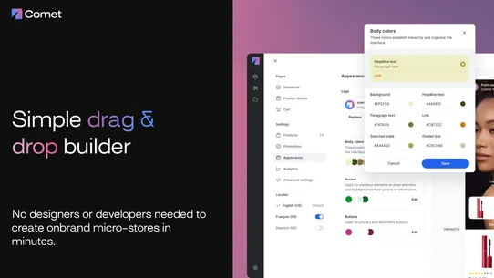 Comet: Micro‑Store Builder screenshot