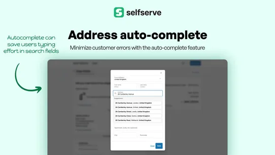 SelfServe: Order Editing screenshot