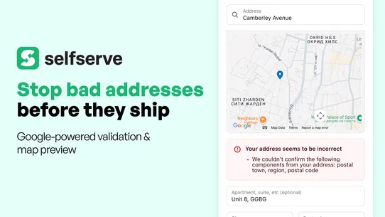 SelfServe Order Editing+Upsell screenshot